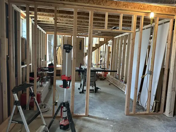 Walls before drywall