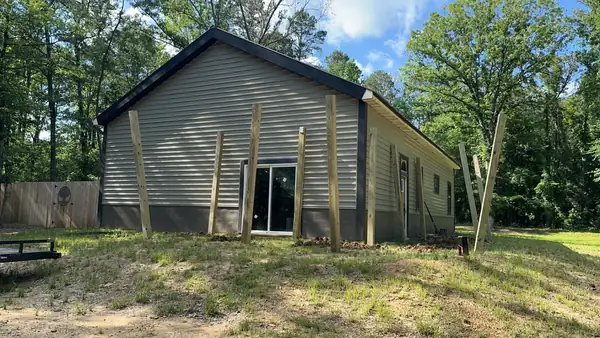 Porch posts going in